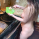 In this culinary arts clip, an Asian girl cooks up some orange chicken with some of her own special sausage and sauce. Presented in 720P HD. 185MB, MP4 file. Over 7 minutes.